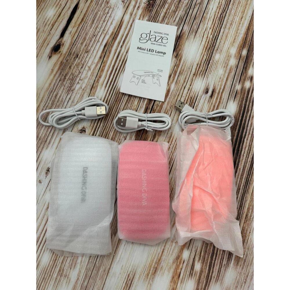 3 x Dashing Diva Mini LED Gel Nail Lamp - Compact and Portable LED Nail Light